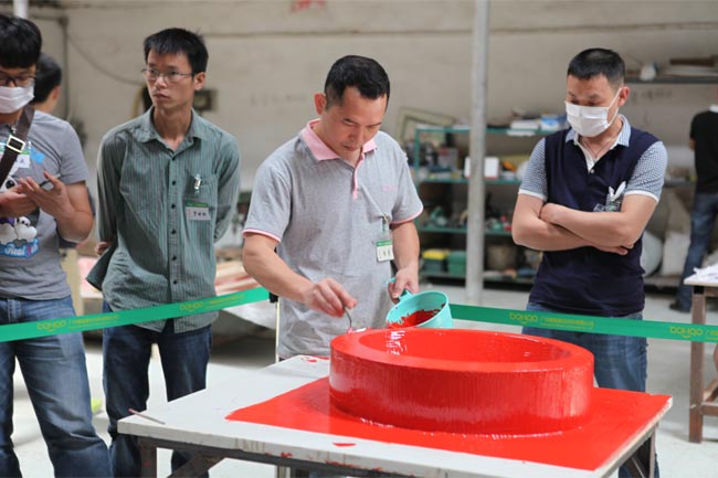 學(xué)員實操--涂膠衣層(四)